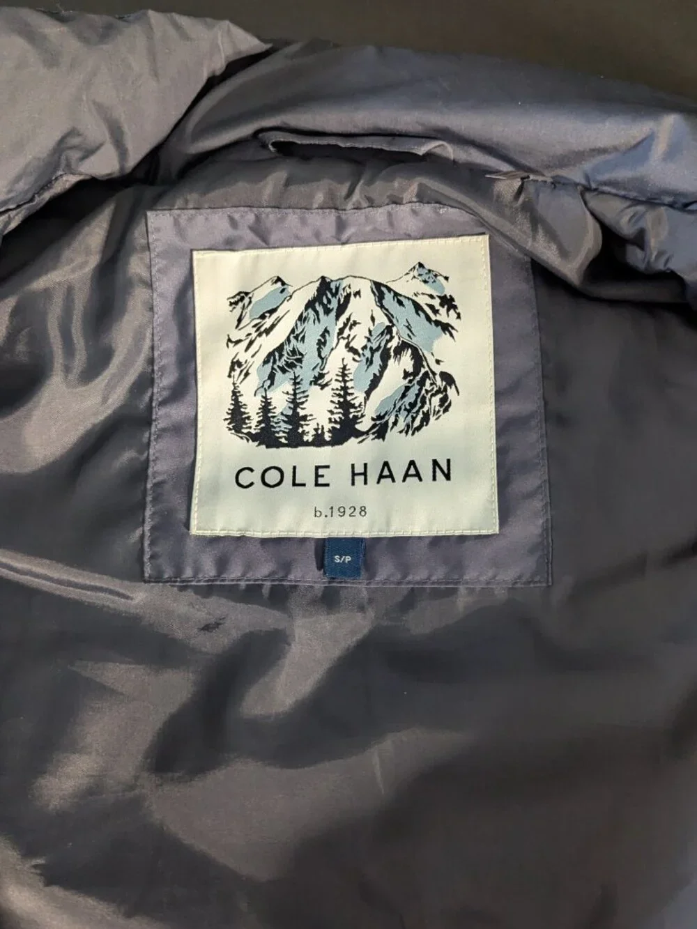 Women's Cole Haan Vest, Size Small, Medium Blue